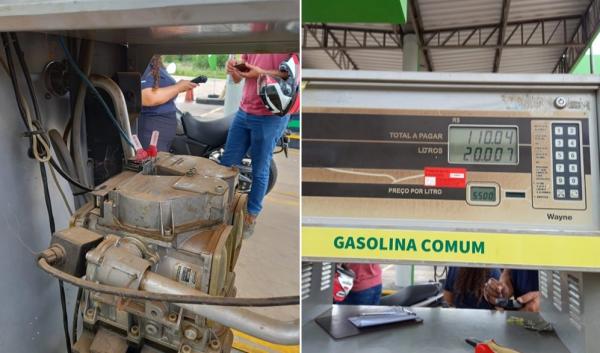 Operação lacra 11 postos de combustíveis e notifica 22 no interior do Piauí