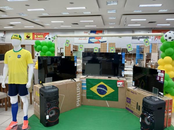Armaz&eacute;m Para&iacute;ba de Floriano lan&ccedil;a grandes promo&ccedil;&otilde;es para Copa do Mundo, S&atilde;o Jo&atilde;o e Dia dos Namorados(Imagem:FlorianoNews)