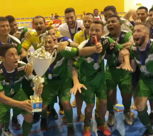 Campo Largo goleia JES e fatura título "arrastão" do Campeonato Piauiense de futsal 2021