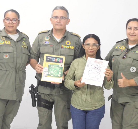 Comando 3°BPM de Floriano participa de palestra de apresentação do Proerd em Arraial