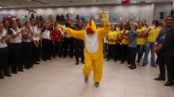 Filial de Floriano apresenta mascote do Madrugad&atilde;o Para&iacute;ba.(Imagem:FlorianoNews)