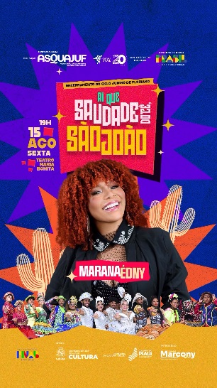 Floriano encerra Ciclo Junino com noite especial de quadrilhas e forró no Teatro Maria Bonita