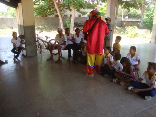 Uma visita ao alunos do col&eacute;gio Odorico Castelo Branco(Imagem:reda&ccedil;&atilde;o)