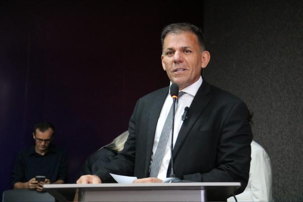 Secret&aacute;rio da Justi&ccedil;a, coronel Carlos Augusto.(Imagem:Ascom Sejus)