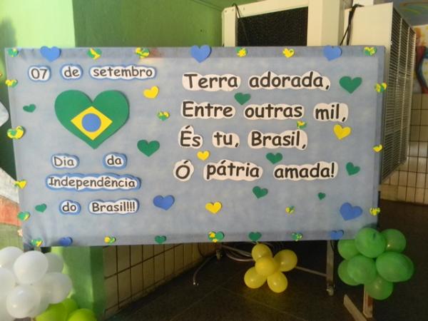 Escola Pequeno Pr&iacute;ncipe inicia atividades comemorativas da Semana da P&aacute;tria.(Imagem:EPP)