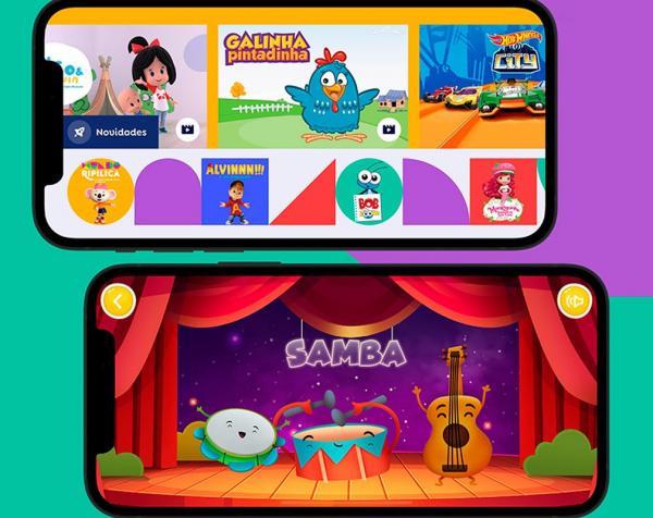 Foi lançado nesta terça-feira (15) o Giga Gloob, novo aplicativo da Globo com vídeos e jogos voltados para crianças. O app já sai com mais de 100 títulos de vídeo, que somam 800 h(Imagem:Reprodução)