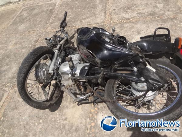  Grave acidente entre moto e carro deixa v&iacute;tima fatal na PI-140.(Imagem:FlorianoNews)