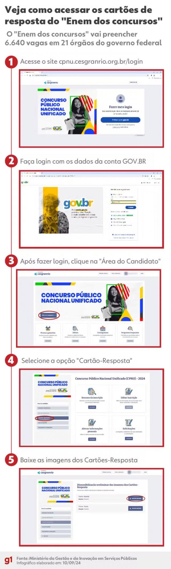 Veja o passo a passo para emitir as imagens dos cart&otilde;es de resposta do 