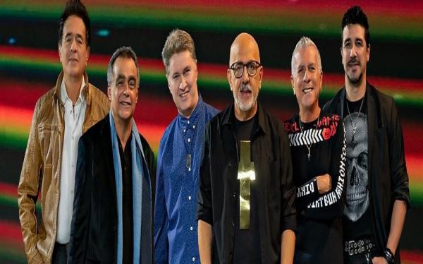 Roupa Nova canta com Anavitória, Daniel e Melim na gravação do show de 40 anos de carreira