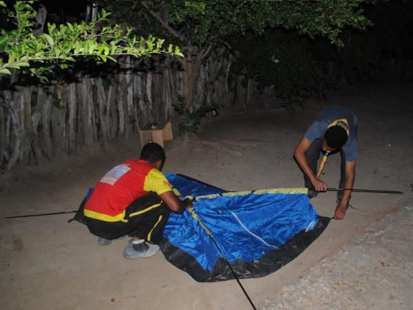 Curti&ccedil;&atilde;o na Jornada de Aventura dos jovens de Floriano.(Imagem:M&eacute;rito Juvenil )