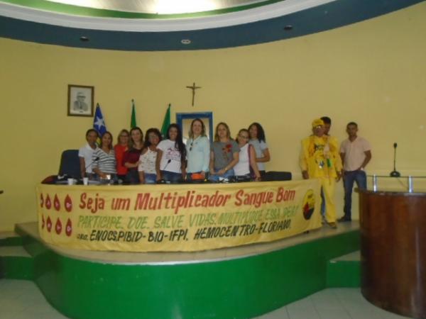 Estudantes e bolsistas do Pibid desenvolvem projeto de doação de sangue em Floriano