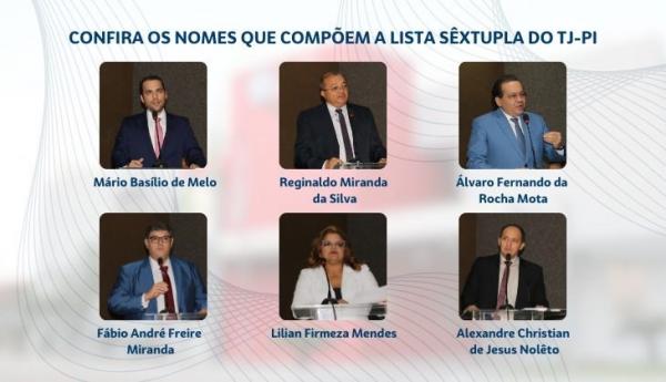 OAB Piauí define lista sêxtupla para vaga de desembargador do TJ-PI