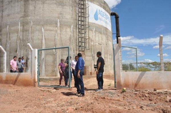  Novas obras aumentam em 30% a capacidade de estoque e abastecimento de &aacute;gua em Floriano.(Imagem:SECOM)