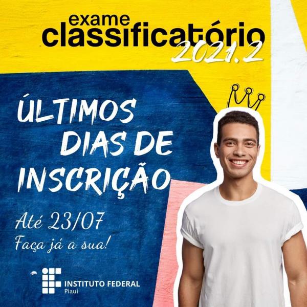 Inscrições para cursos técnicos do IFPI terminam nesta sexta-feira (23)