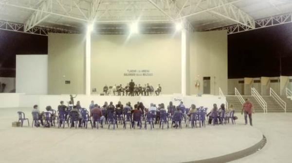 Sociedade Musical Uni&atilde;o Josefense se apresenta em Floriano atrav&eacute;s do Sonora Brasil.(Imagem:FlorianoNews)