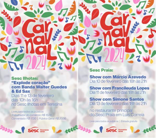 Carnaval no Sesc tem divers&atilde;o para toda fam&iacute;lia(Imagem:Divulga&ccedil;&atilde;o)