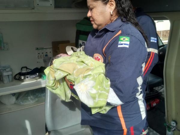 Crian&ccedil;a nasceu saud&aacute;vel dentro de &ocirc;nibus no Piau&iacute;.(Imagem:Arquivo pessoal)