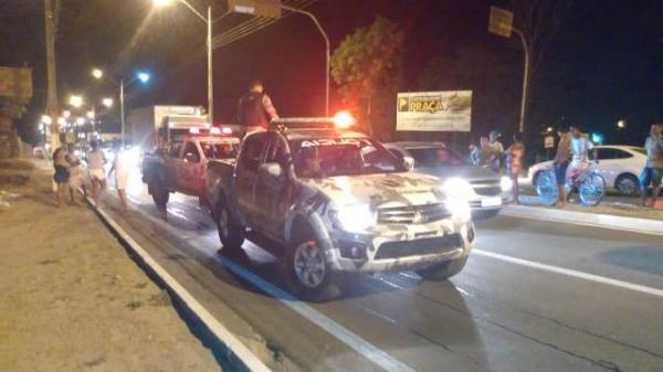 Em Floriano bandido tenta atirar em policial e &eacute; alvejado na perna(Imagem:FlorianoNews)