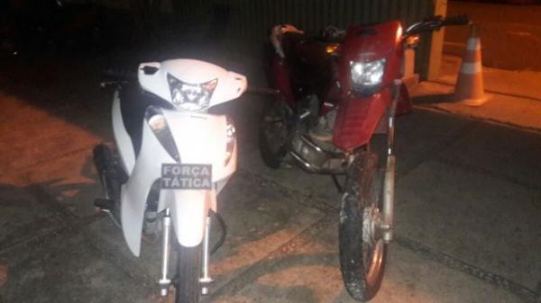 Motocicletas tomadas de assalto são recuperadas pela Força Tática de Floriano