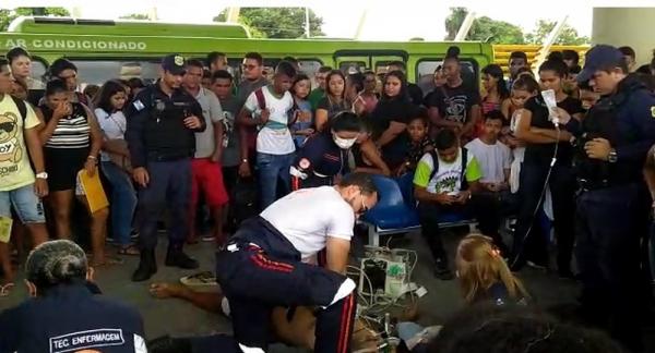 Idoso sofre parada cardíaca e morre em terminal de ônibus na Zona Sul de Teresina