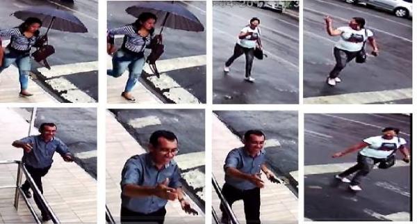 Pol&iacute;cia Civil divulga imagens de autores de conto do vig&aacute;rio em Floriano.(Imagem:Divulga&ccedil;&atilde;o/Pol&iacute;cia Civil)