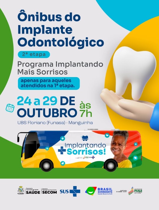 Prefeitura de Floriano inicia 2ª etapa do Projeto "Implantando + Sorrisos"