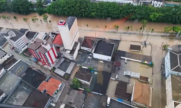 Norte catarinense é o mais impactado pela chuva, diz Defesa Civil