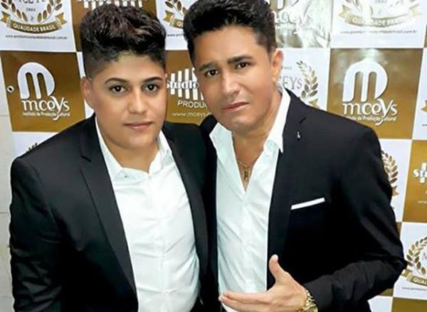 Ademir e o cantor Cristiano. (Imagem:Reprodu&ccedil;&atilde;o)