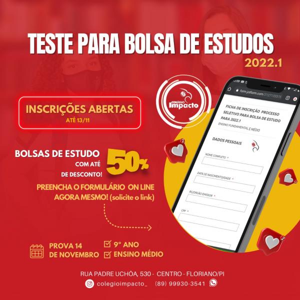 Colégio Impacto realiza teste para bolsa de estudos