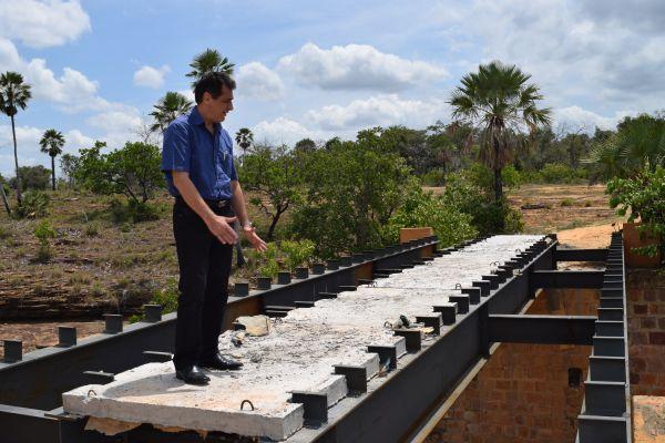 Pontes da zona rural de Floriano j&aacute; est&atilde;o sendo montadas.(Imagem:Secom)