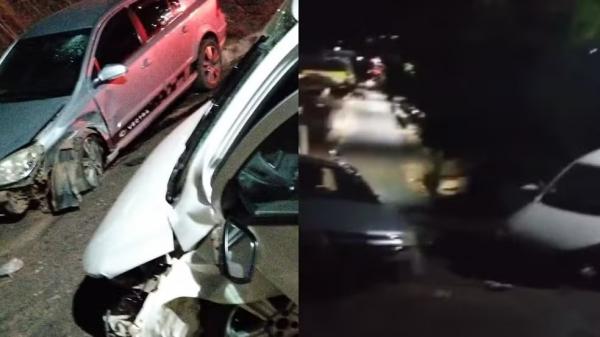 Homem fica ferido após batida entre carros no Piauí; ocupantes do outro veículo fugiram do local