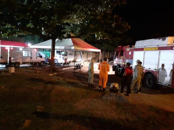UTI do setor Covid do hospital estadual de Parnaíba registra princípio de incêndio