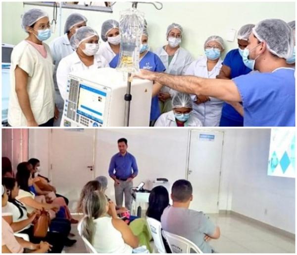 Hospital Regional Tib&eacute;rio Nunes eleva padr&otilde;es com treinamento da equipe de enfermagem em hemodi&aacute;lise(Imagem:Reprodu&ccedil;&atilde;o/Instagram)