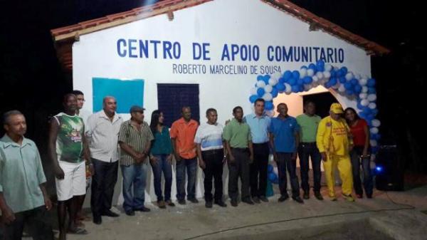 Prefeito Gilberto J&uacute;nior inaugura o Centro de Apoio Comunit&aacute;rio no Papa Pombo.(Imagem:SECOM)