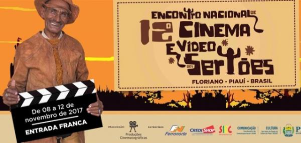 12&ordm; Encontro de Cinema e V&iacute;deo dos Sert&otilde;es acontece de 08 a 12 de novembro em Floriano.(Imagem:Divulga&ccedil;&atilde;o)