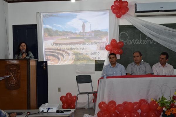Pref. Gilberto J&uacute;nior empossa nova Ger&ecirc;ncia e Conselhos do Fundo Previdenci&aacute;rio Municipal.(Imagem:Waldemir Miranda)