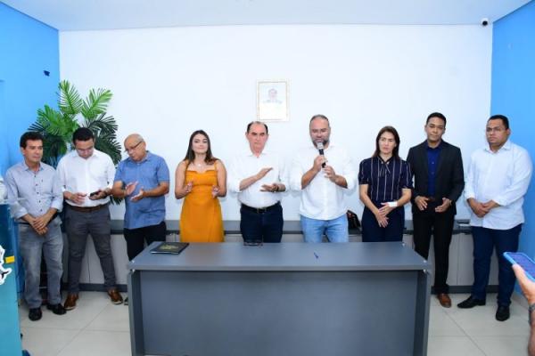 Empossada a nova secret&aacute;ria de Comunica&ccedil;&atilde;o de Floriano(Imagem:Secom)