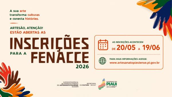 Sudarpi abre seleção para artesãos participarem da 8ª Feira Nacional de Artesanato