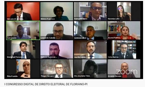 OAB/Floriano tira dúvidas eleitorais em Congresso Eleitoral transmitido pela internet