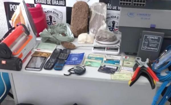 Material apreendido durante a opera&ccedil;&atilde;o(Imagem:Reprodu&ccedil;&atilde;o)