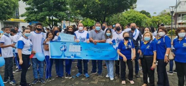  Seman realiza caminhada e plantio de mudas em a&ccedil;&atilde;o da Semana da &Aacute;gua.(Imagem:Secom)
