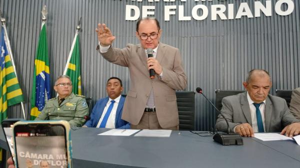 Ant&ocirc;nio Reis, prefeito de Floriano.(Imagem:FlorianoNews)