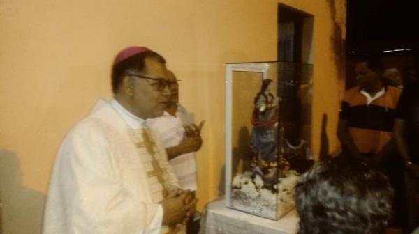 Imagem de Nossa Senhora da Conceição retorna ao povoado Manga após restauração