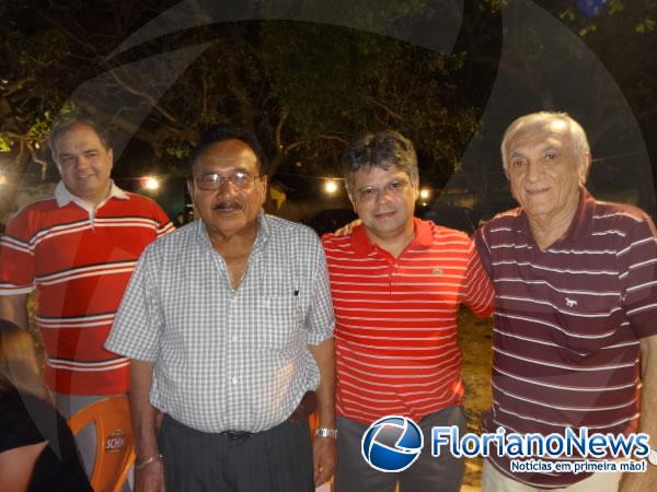 Vereador Manoel Simpl&iacute;cio, Deputado Gustavo Neiva, Secret&aacute;rio de Comunica&ccedil;&atilde;o Id&iacute;lio Lima.(Imagem:FlorianoNews)