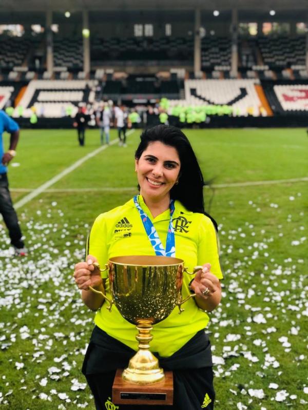 Michelle Rizkalla, psic&oacute;loga do Flamnego (Imagem:Arquivo pessoal)