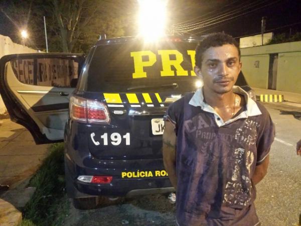 PRF-PI prende acusado de esfaquear mulher na zona Sul de Teresina.(Imagem:Divulga&ccedil;&atilde;o)