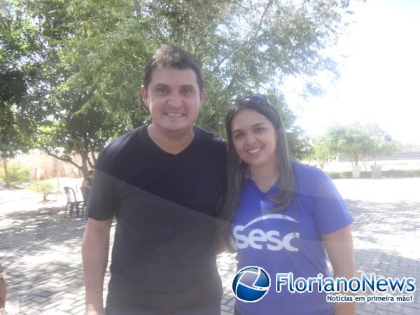 Amauri Juc&aacute; se apresentou na segunda edi&ccedil;&atilde;o do Projeto SESC Riso em Floriano.(Imagem:FlorianoNews)