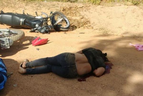Mulher que acompanhava motociclista ficou gravemente ferida.(Imagem:Divulga&ccedil;&atilde;o)