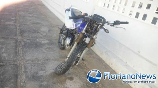 Motoqueiro fica ferido e homem &eacute; preso por embriaguez ap&oacute;s acidente.(Imagem:FlorianoNews)