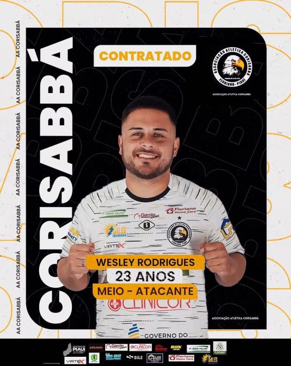 Wesley Rodrigues, meia do Corisabb&aacute;.(Imagem:A.A. Corisabb&aacute;)